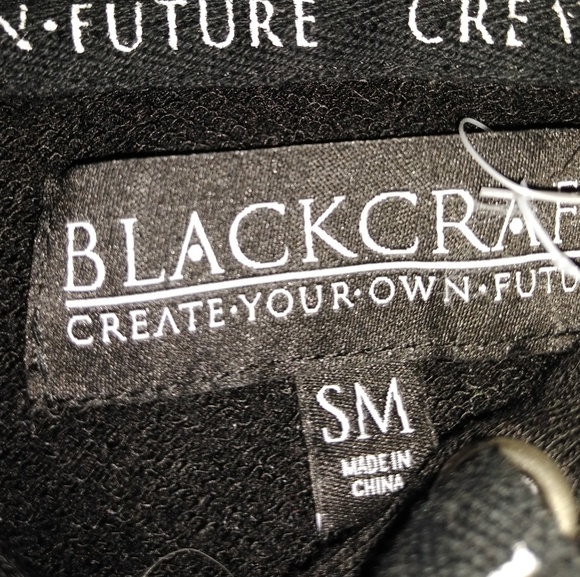 "Never Trust The Living" Cropped Hoodie - Picture 2 of 3